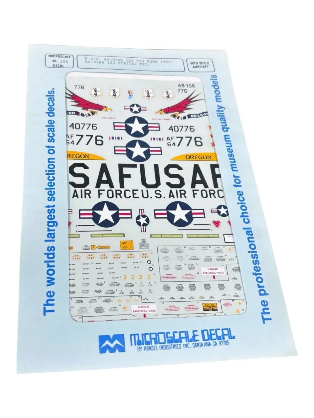 MICROSCALE 48-156 DECALS F-4's 64-0766 DECALS